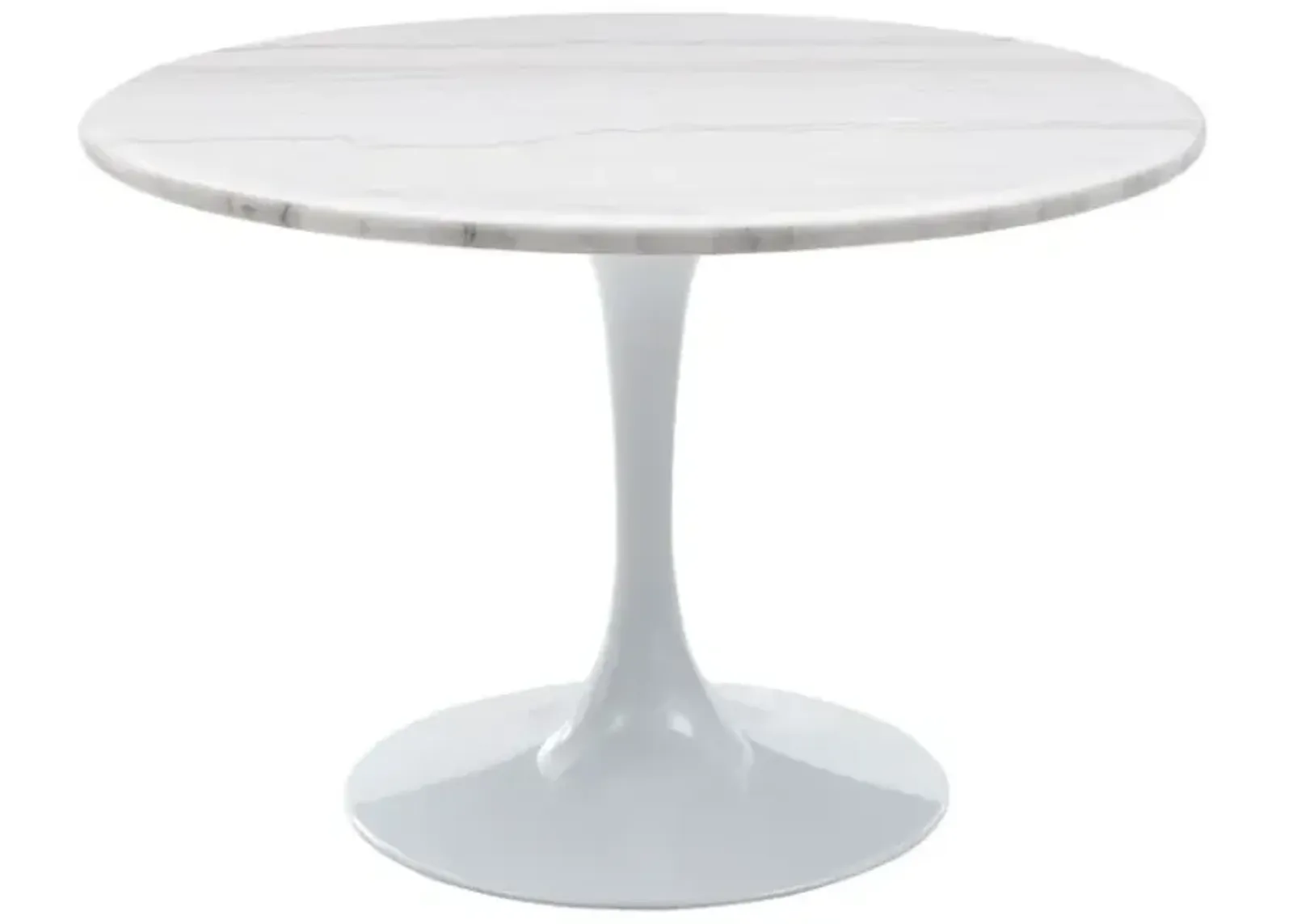 Steve Silver Co. Colfax White 45" Round Dining Table