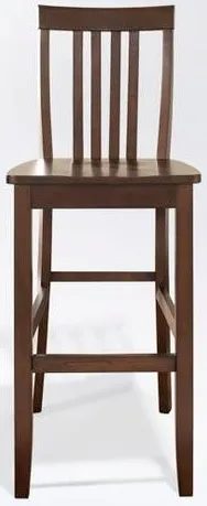Crosley Furniture® School House 2-Piece Mahogany Bar Stool Set