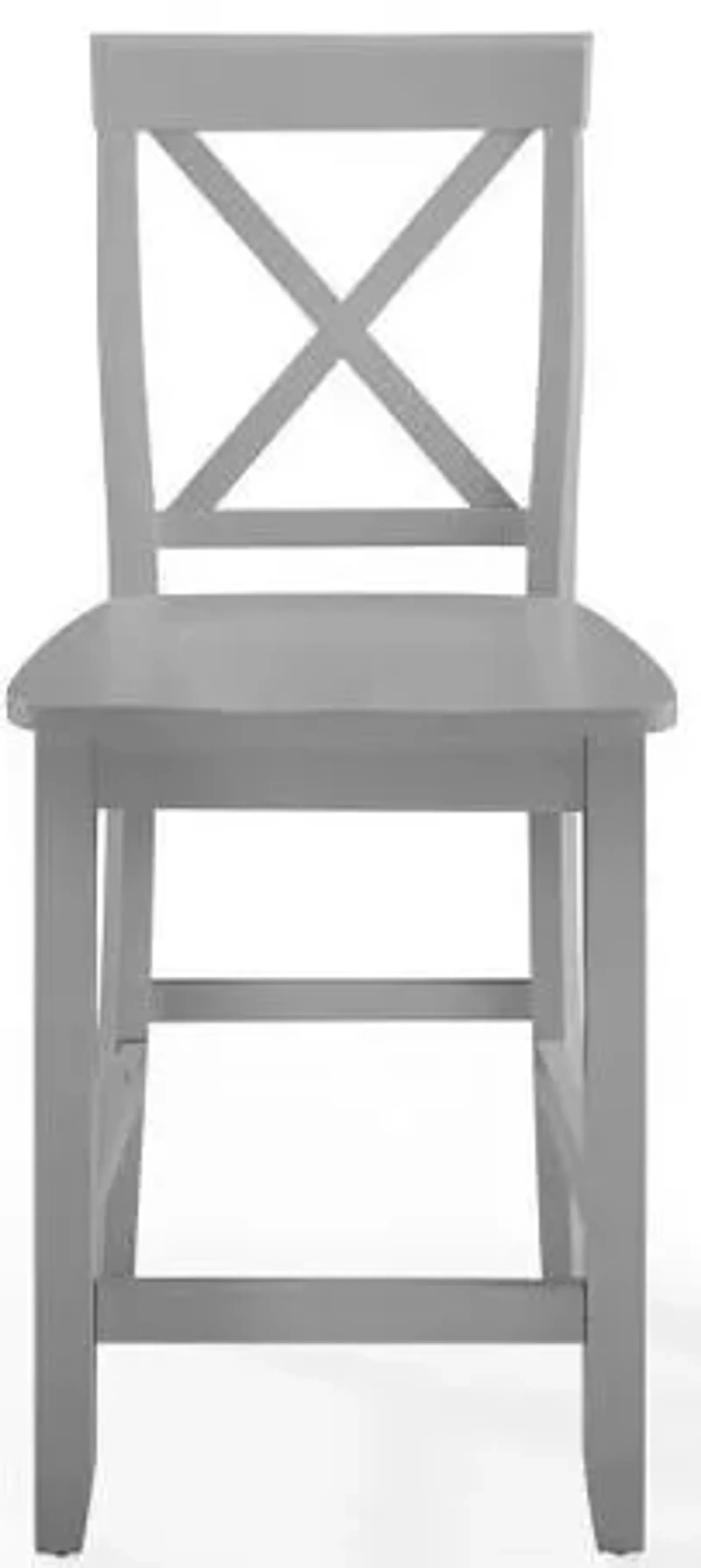 Crosley Furniture® X-Back 2-Piece Gray Counter Stool Set