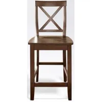 Crosley Furniture® X-Back 2-Piece Mahogany Counter Stool Set