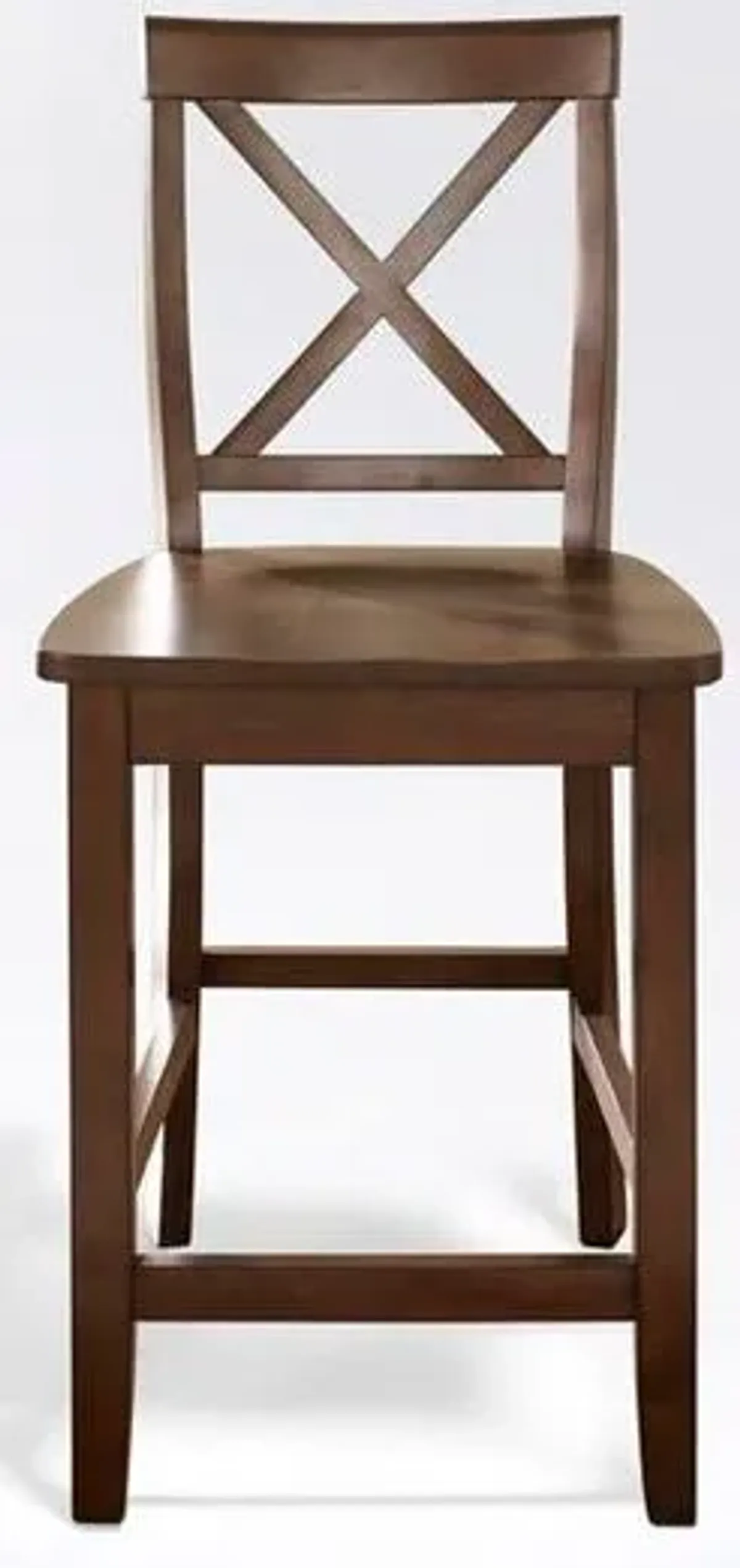 Crosley Furniture® X-Back 2-Piece Mahogany Counter Stool Set