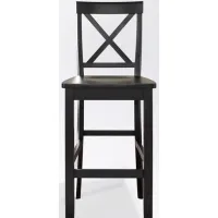 Crosley Furniture® X-Back 2-Piece Black Bar  Stool Set