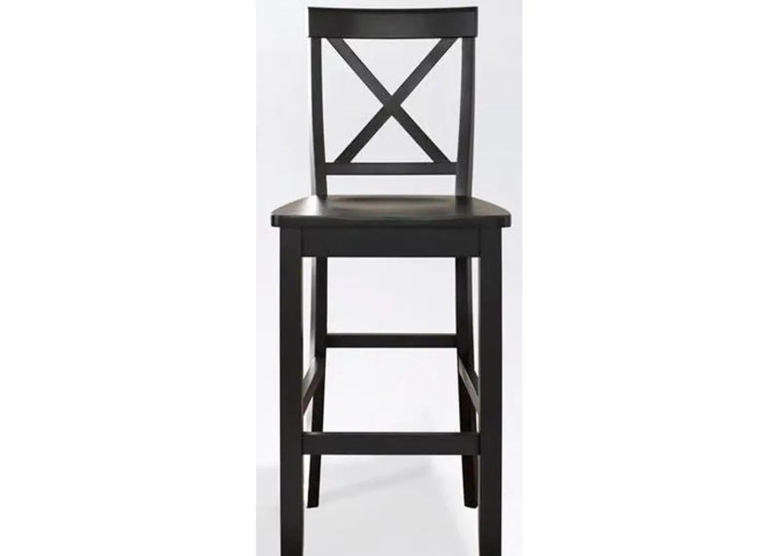 Crosley Furniture® X-Back 2-Piece Black Bar  Stool Set