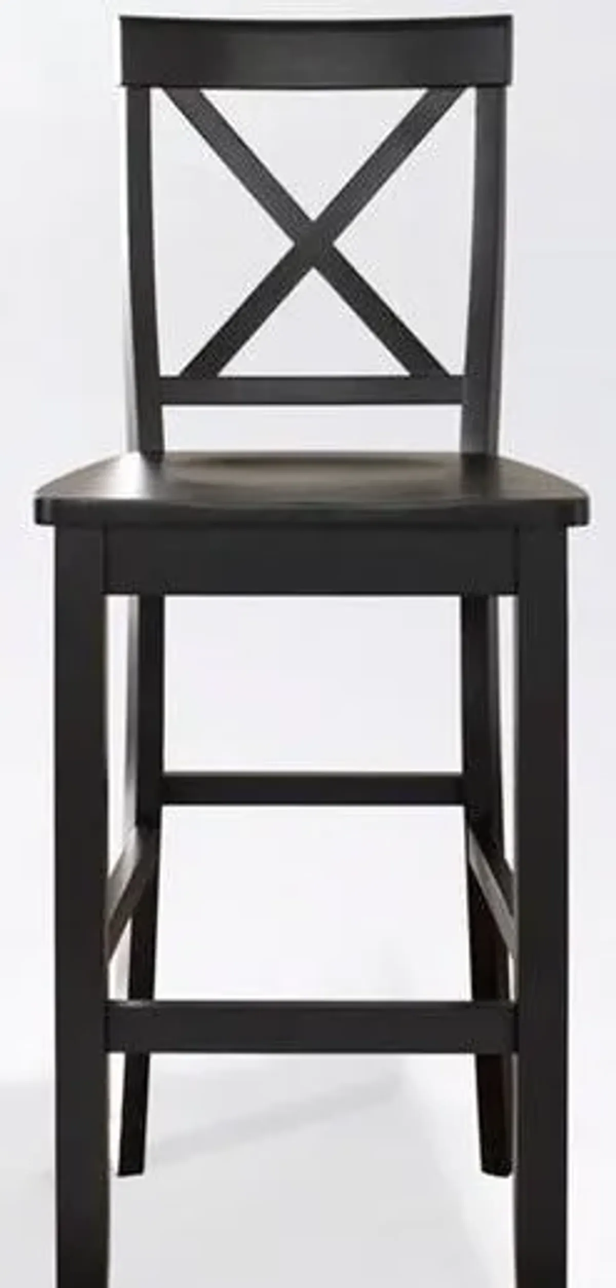 Crosley Furniture® X-Back 2-Piece Black Bar  Stool Set