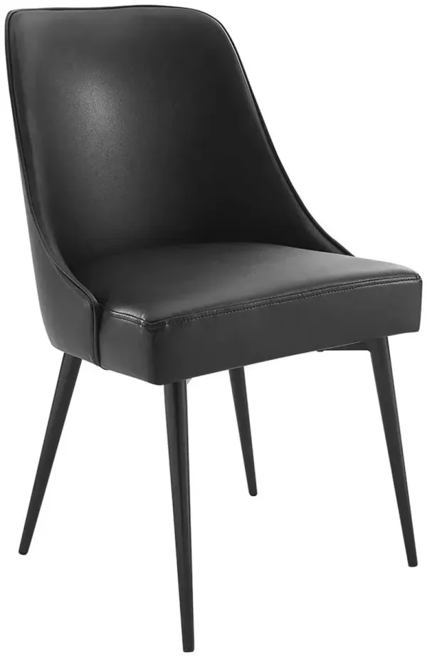 Steve Silver Co. Colfax Black Upholstered Dining Side Chair