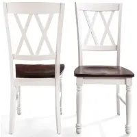Crosley Furniture® Shelby Distressed White 2-Piece Dining Chairs