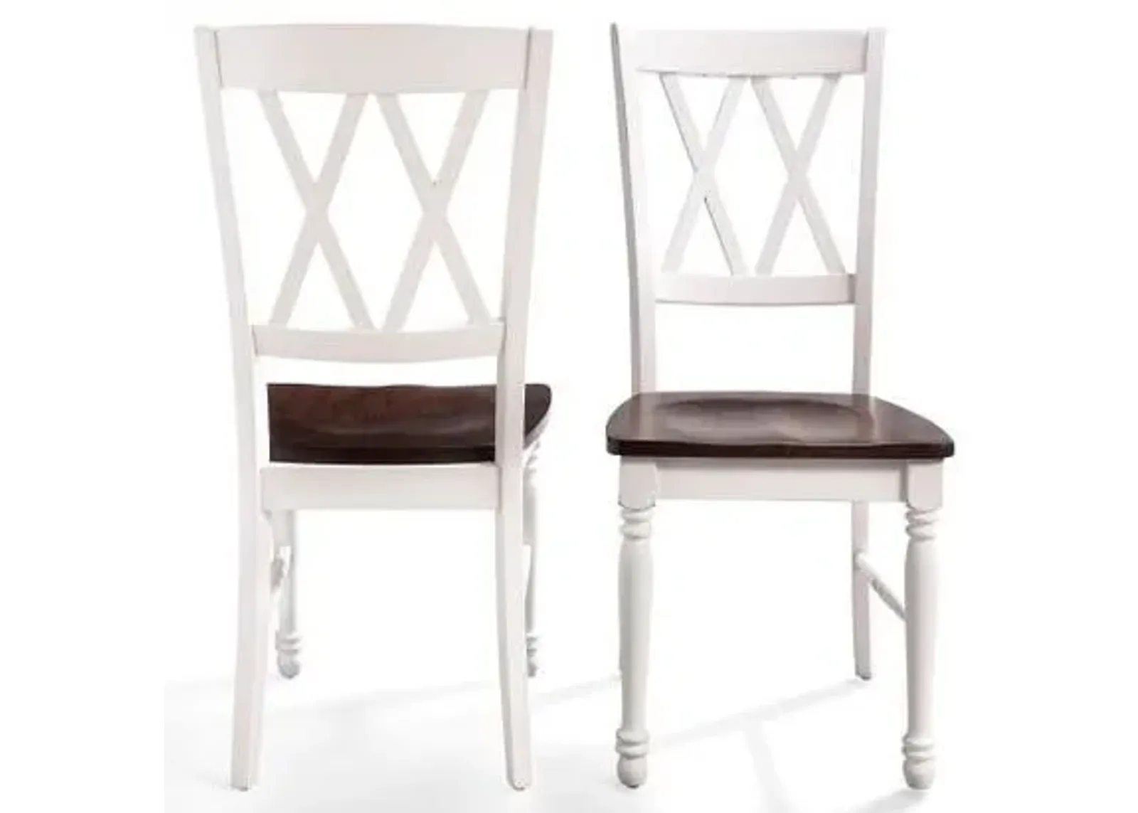 Crosley Furniture® Shelby Distressed White 2-Piece Dining Chairs