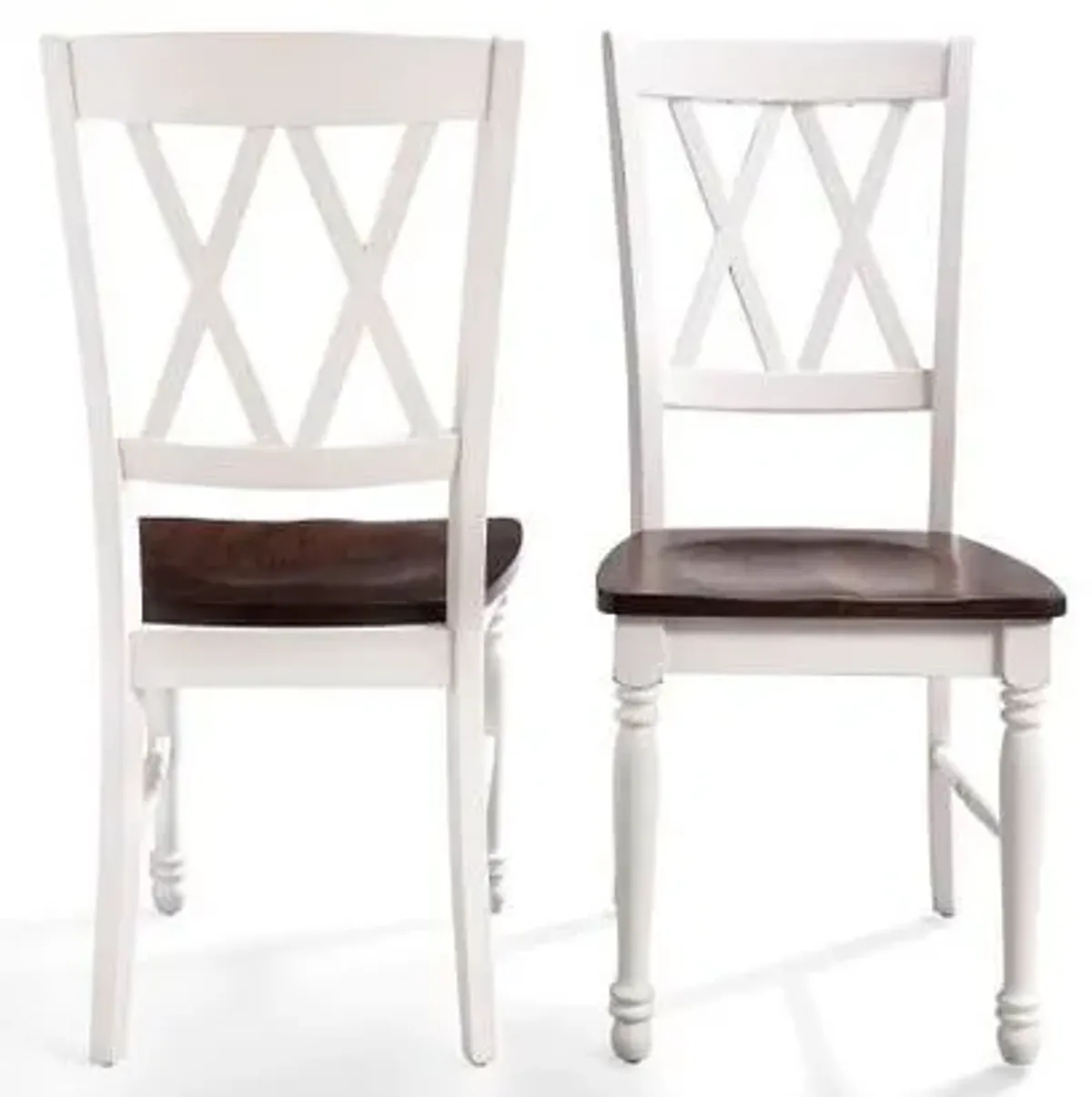 Crosley Furniture® Shelby Distressed White 2-Piece Dining Chairs