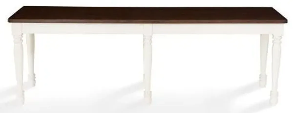 Crosley Furniture® Shelby Distressed White Dining Bench