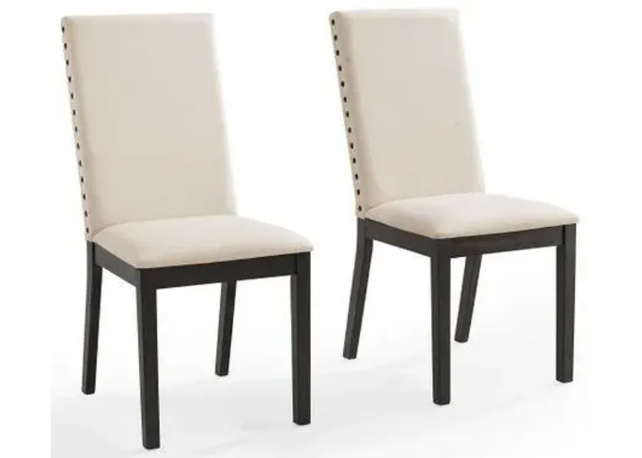 Crosley Furniture® Hayden Creme/Slate 2-Piece Dining Chair Set