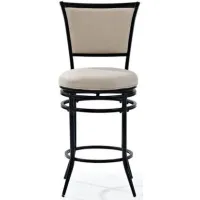 Crosley Furniture® Rachel Black/Beige Counter Stool