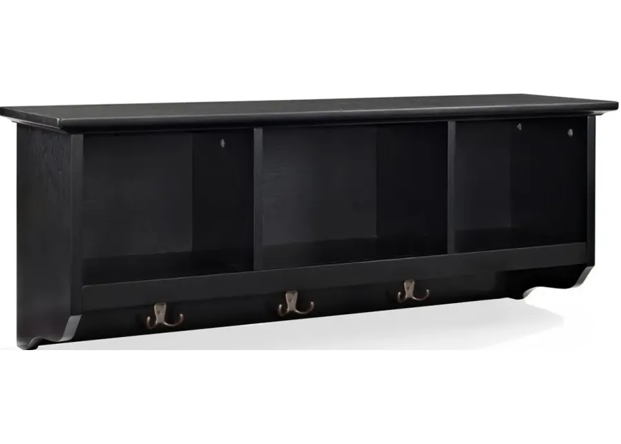 Crosley Furniture® Brennan Black Storage Shelf