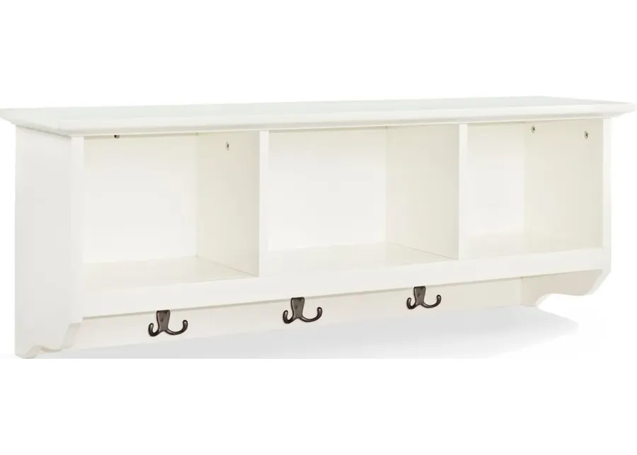 Crosley Furniture® Brennan White Storage Shelf