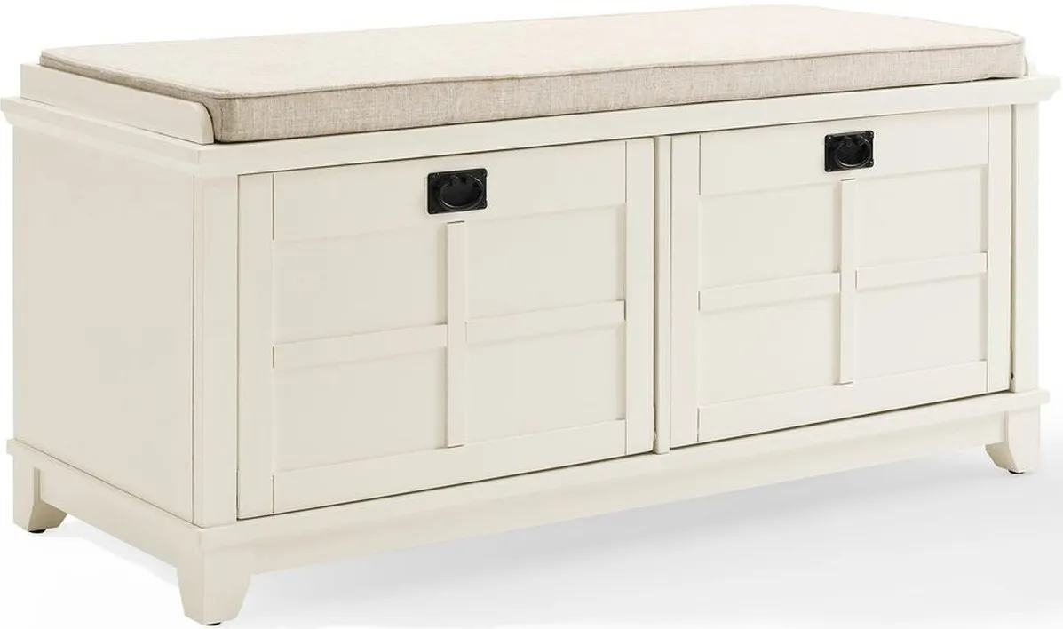 Crosley Furniture® Adler White Entryway Bench