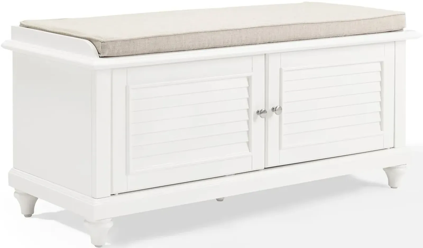 Crosley Furniture® Palmetto White Entryway Bench