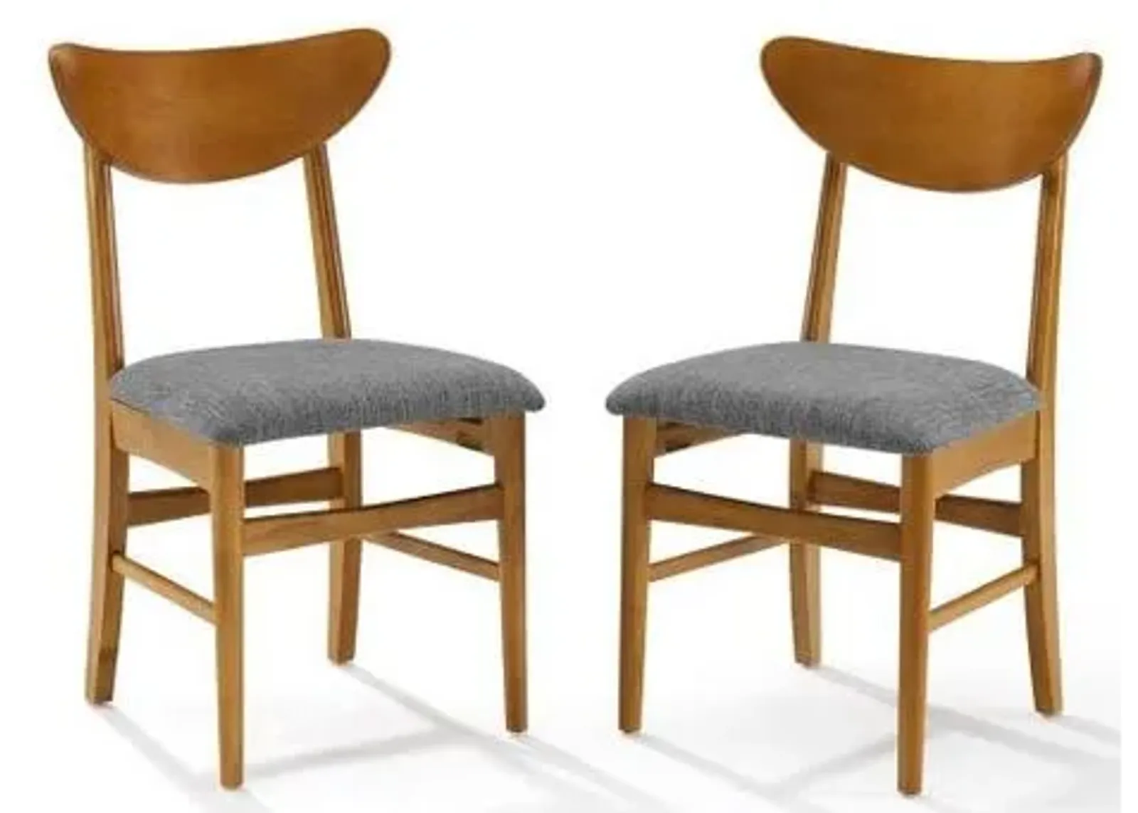 Crosley Furniture® Landon 2-Piece Acorn/Gray Dining Chairs