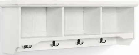 Crosley Furniture® Seaside Distressed White Storage Shelf