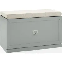 Crosley Furniture® Harper Gray/Creme Entryway Bench