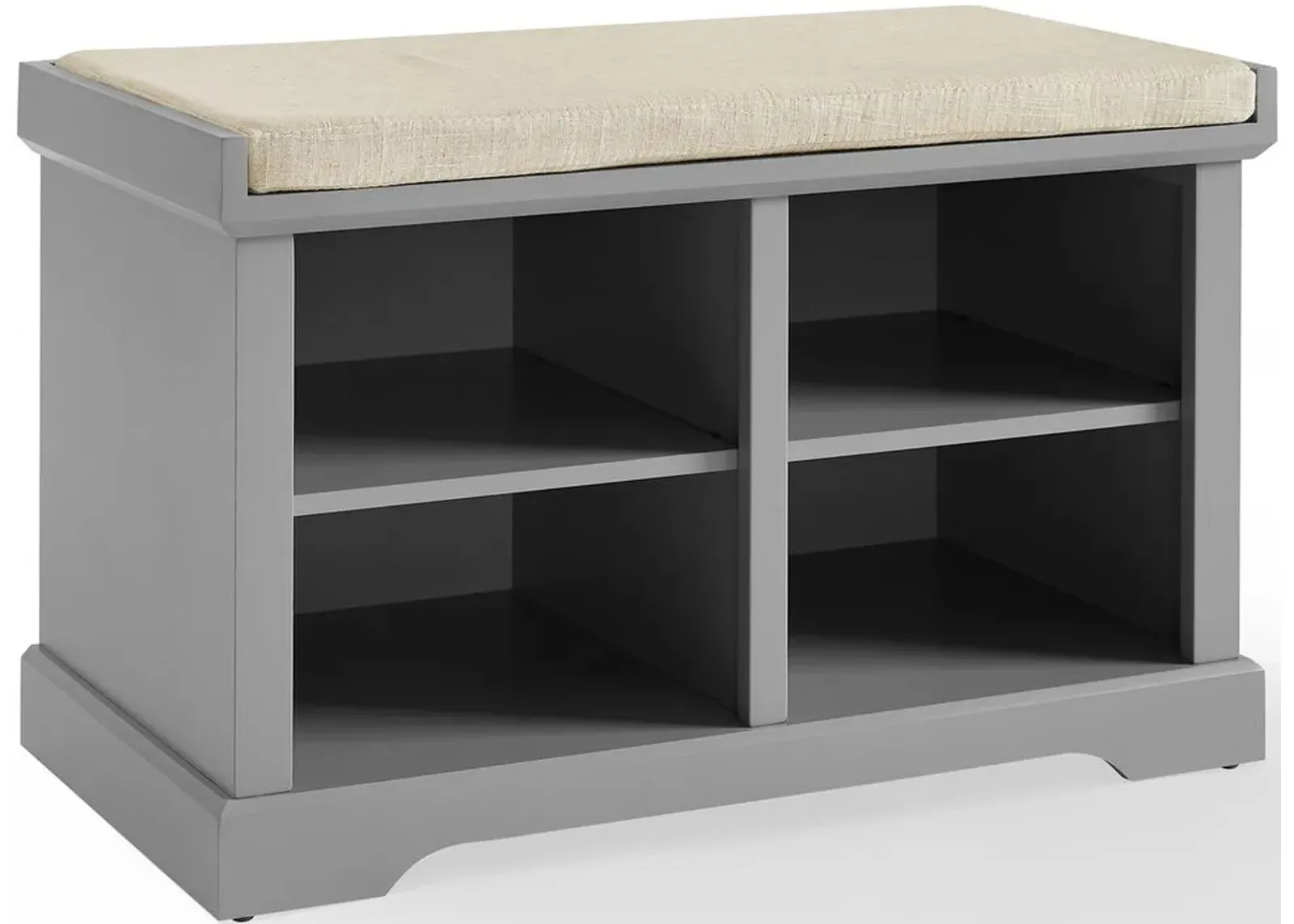 Crosley Furniture® Anderson Gray/Tan Storage Bench