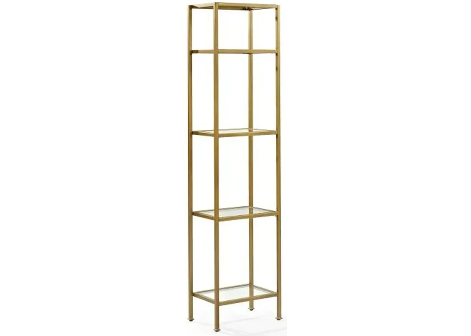 Crosley Furniture® Aimee Soft Gold Narrow Etagere