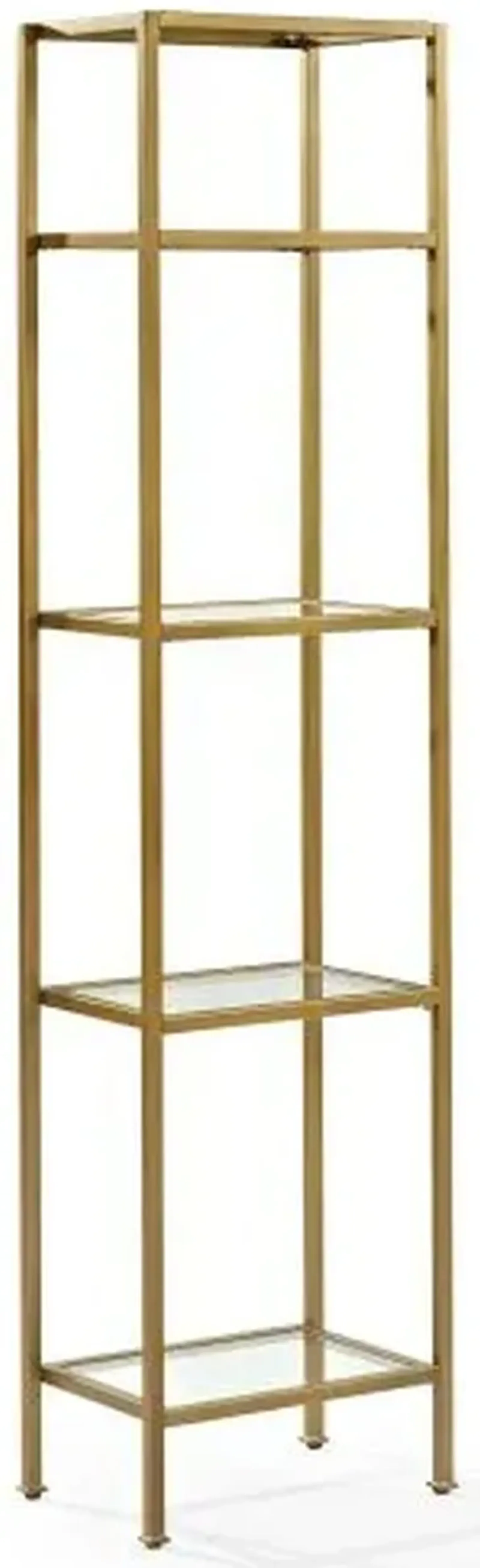 Crosley Furniture® Aimee Soft Gold Narrow Etagere