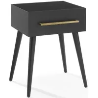 Crosley Furniture® Everett Matte Black End Table