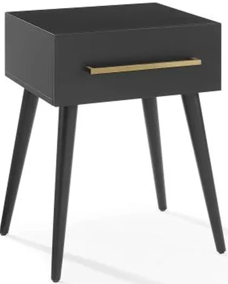 Crosley Furniture® Everett Matte Black End Table