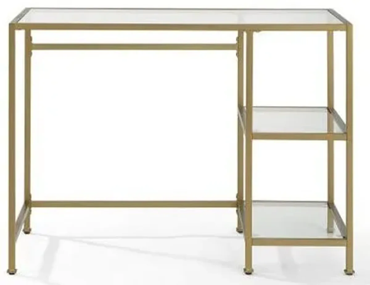 Crosley Furniture® Aimee Soft Gold Desk