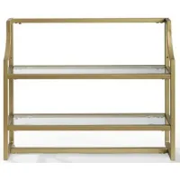 Crosley Furniture® Aimee Soft Gold Accent Shelves