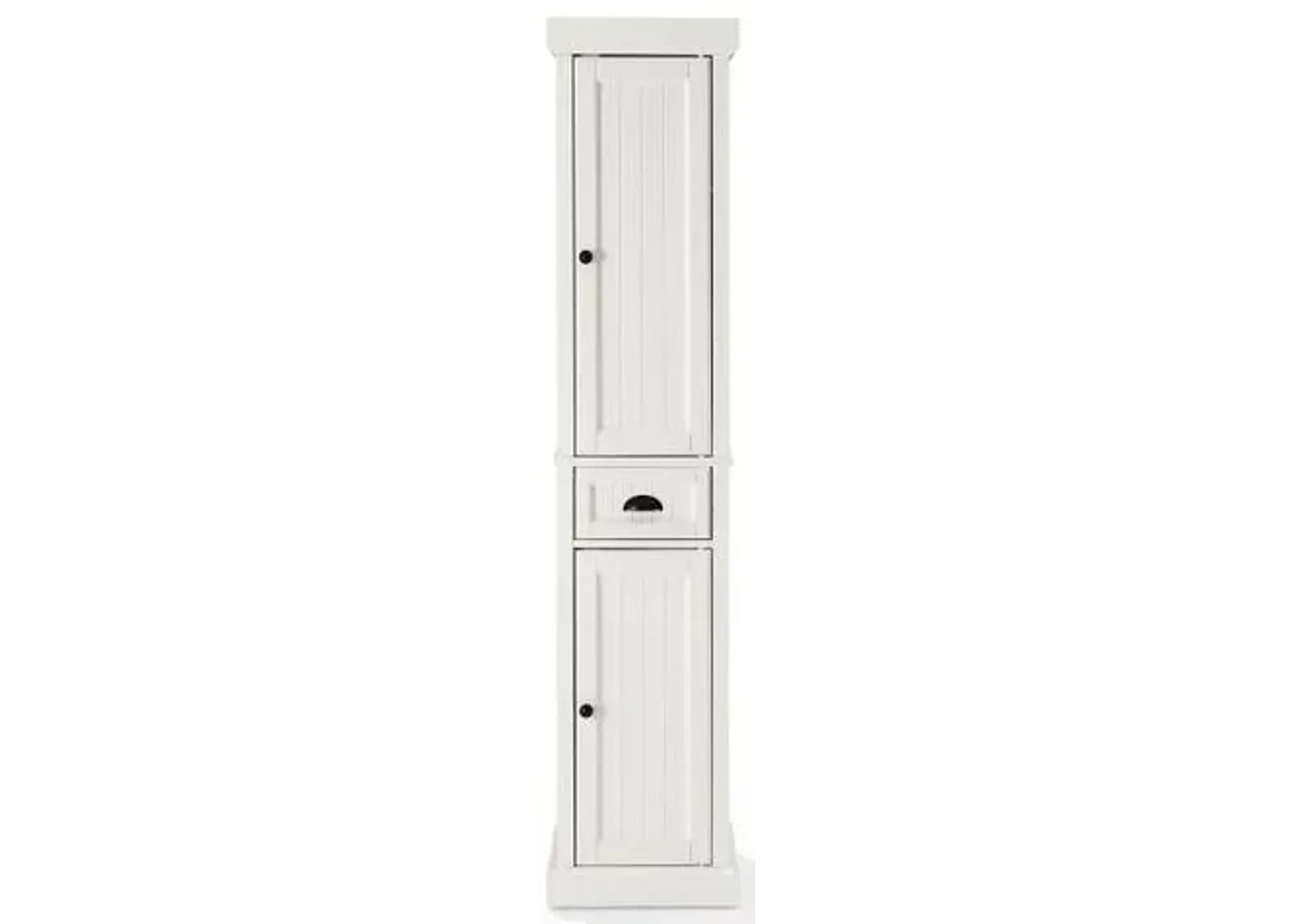 Crosley Furniture® Seaside Distressed White Linen Cabinet