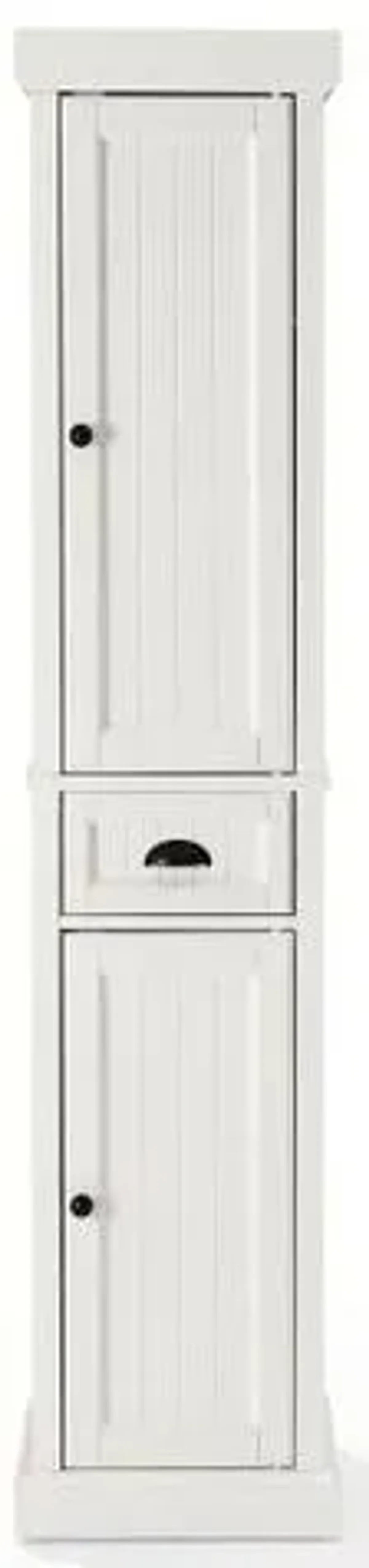 Crosley Furniture® Seaside Distressed White Linen Cabinet