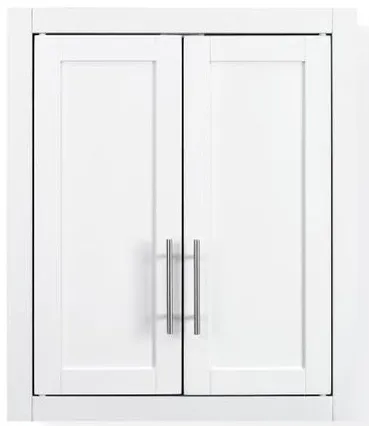 Crosley Furniture® Savannah White Wall Accent Cabinet