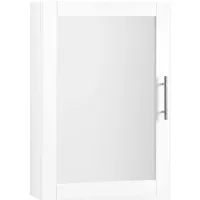 Crosley Furniture® Savannah White Mirrored Wall Cabinet