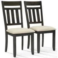 Crosley Furniture® Hayden Creme/Slate 2-Piece Dining Chair Set