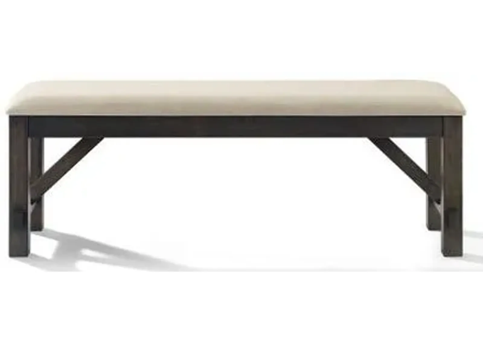 Crosley Furniture® Hayden Creme/Slate Dining Bench