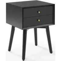 Crosley Furniture® Landon Matte Black Nightstand