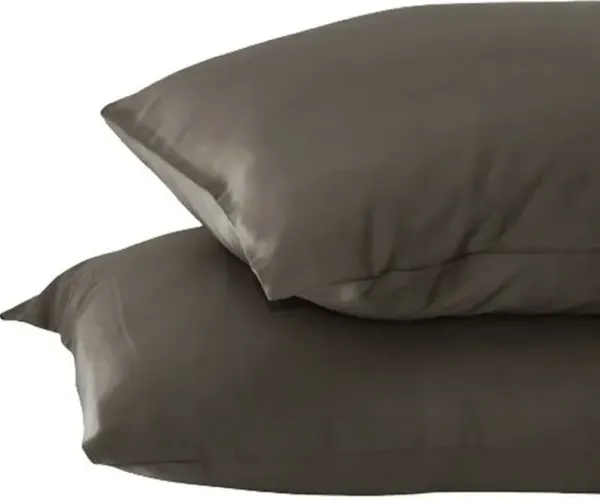 Cariloha Resort 2-Piece Bamboo Viscose Onyx King Pillow Case Set