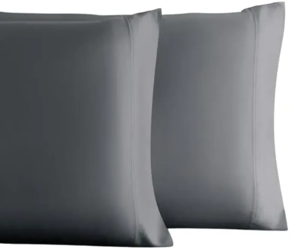 Cariloha Natural Satin Retreat 2-Piece Laguna Blue King Pillow Case Set