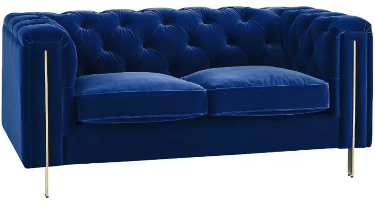 Steve Silver Co. Charlene Blue Loveseat