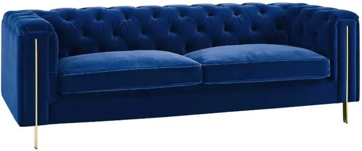 Steve Silver Co. Charlene Blue Sofa