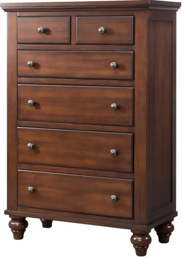 Elements International Chatham Dark Wood Chest