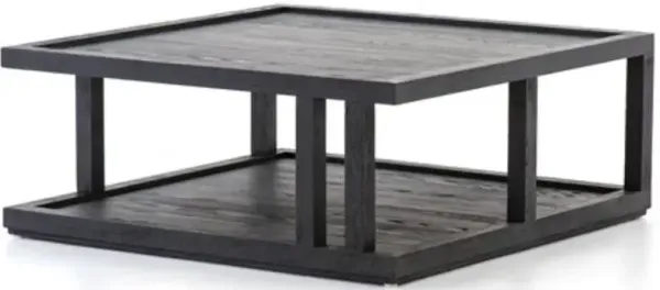 Four Hands Charley Drifted Black Coffee Table