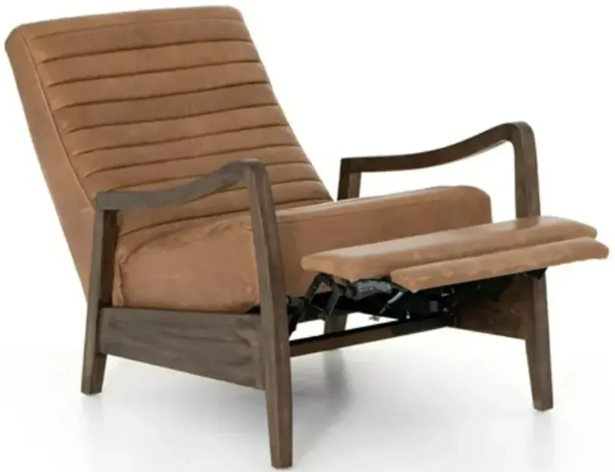 Four Hands Chance Warm Taupe Dakota Recliner