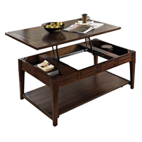 Steve Silver Co. Crestline Cherry Lift Top Cocktail Table with Casters