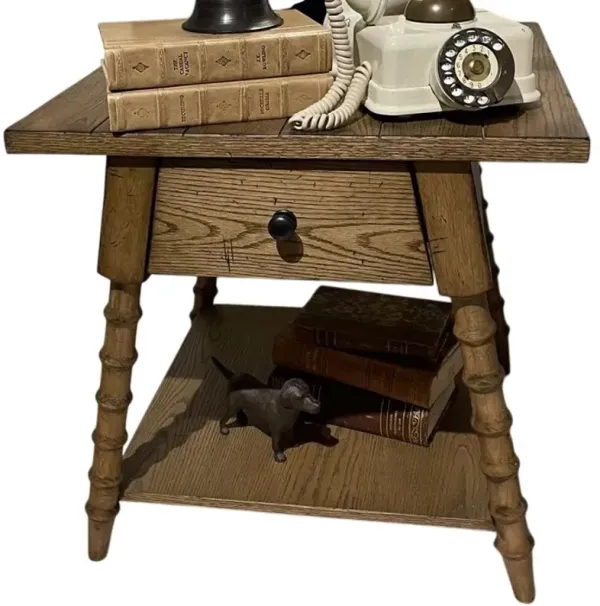 Legacy Classic Vintage Market Barnwood Oak End Table