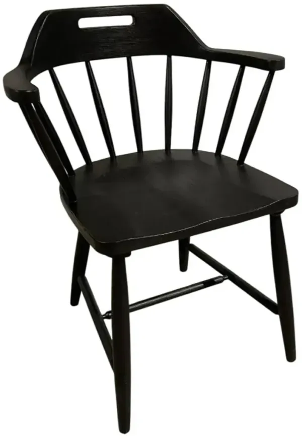 Legacy Classic Vintage Market Kettle Black Spindle Back Side Chair