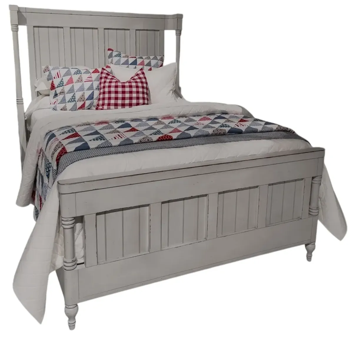 Legacy Classic Vintage Market Picket Fence King Shelter Bed