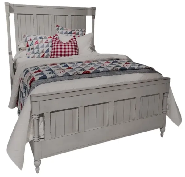 Legacy Classic Vintage Market Picket Fence California King Shelter Bed