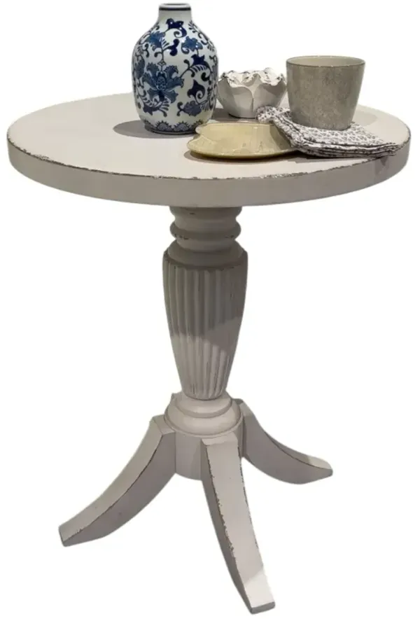 Legacy Classic Vintage Market Picket Fence Round End Table