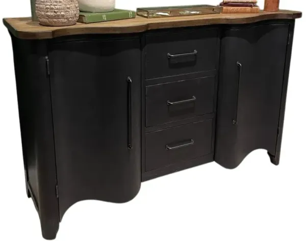 Legacy Classic Vintage Market Barnwood Oak/Kettle Black Chest
